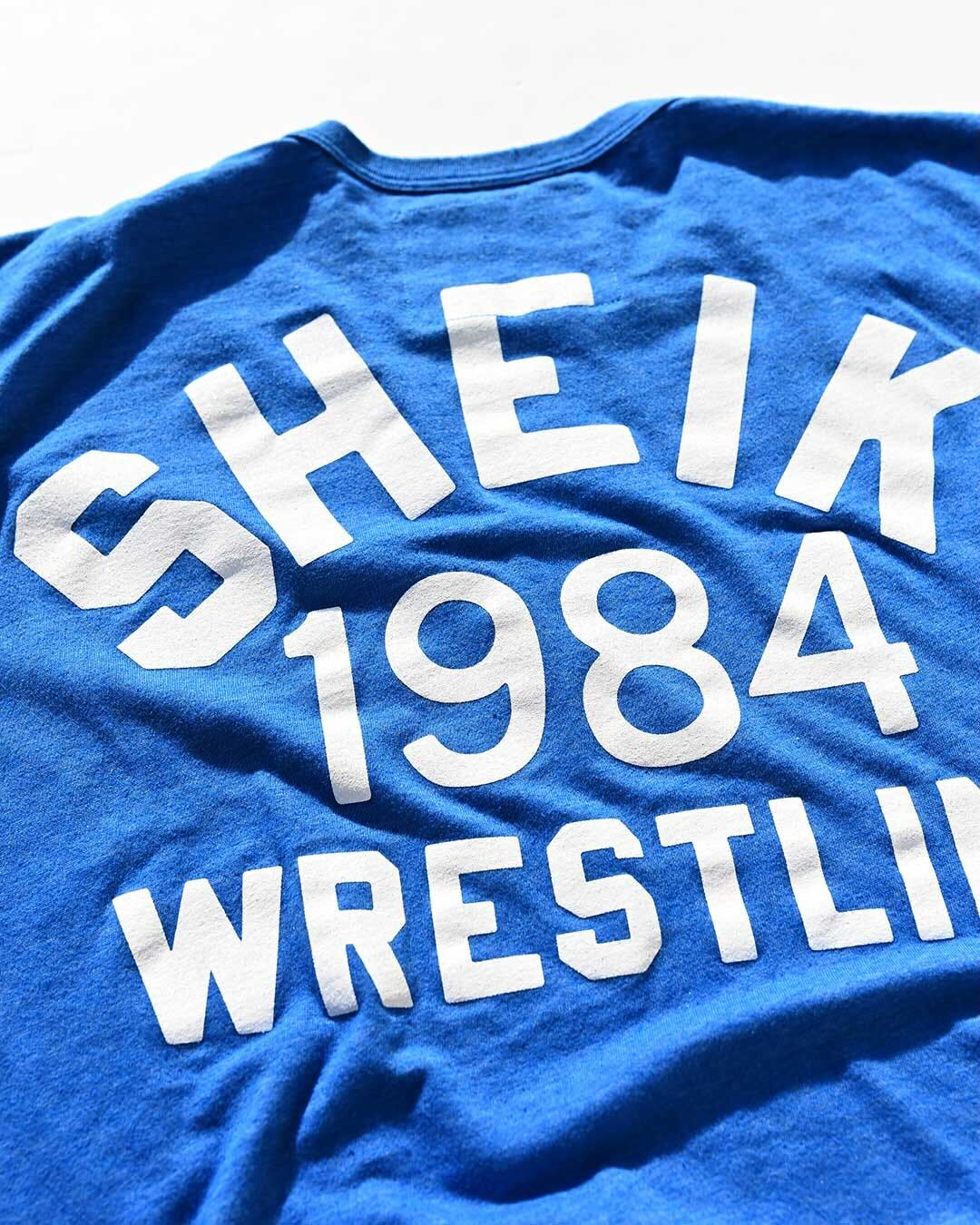 Iron Sheik 1984 Wrestling Blue Tee - Roots of Fight Canada