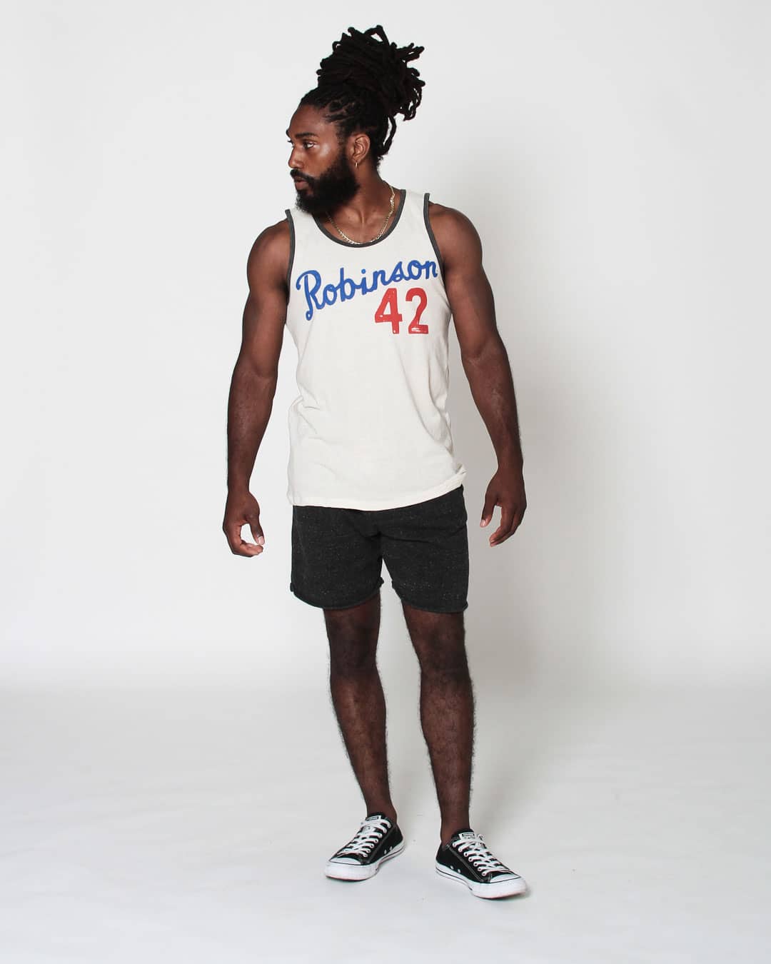Jackie Robinson 42 Tribute Tank - Roots of Inc dba Roots of Fight