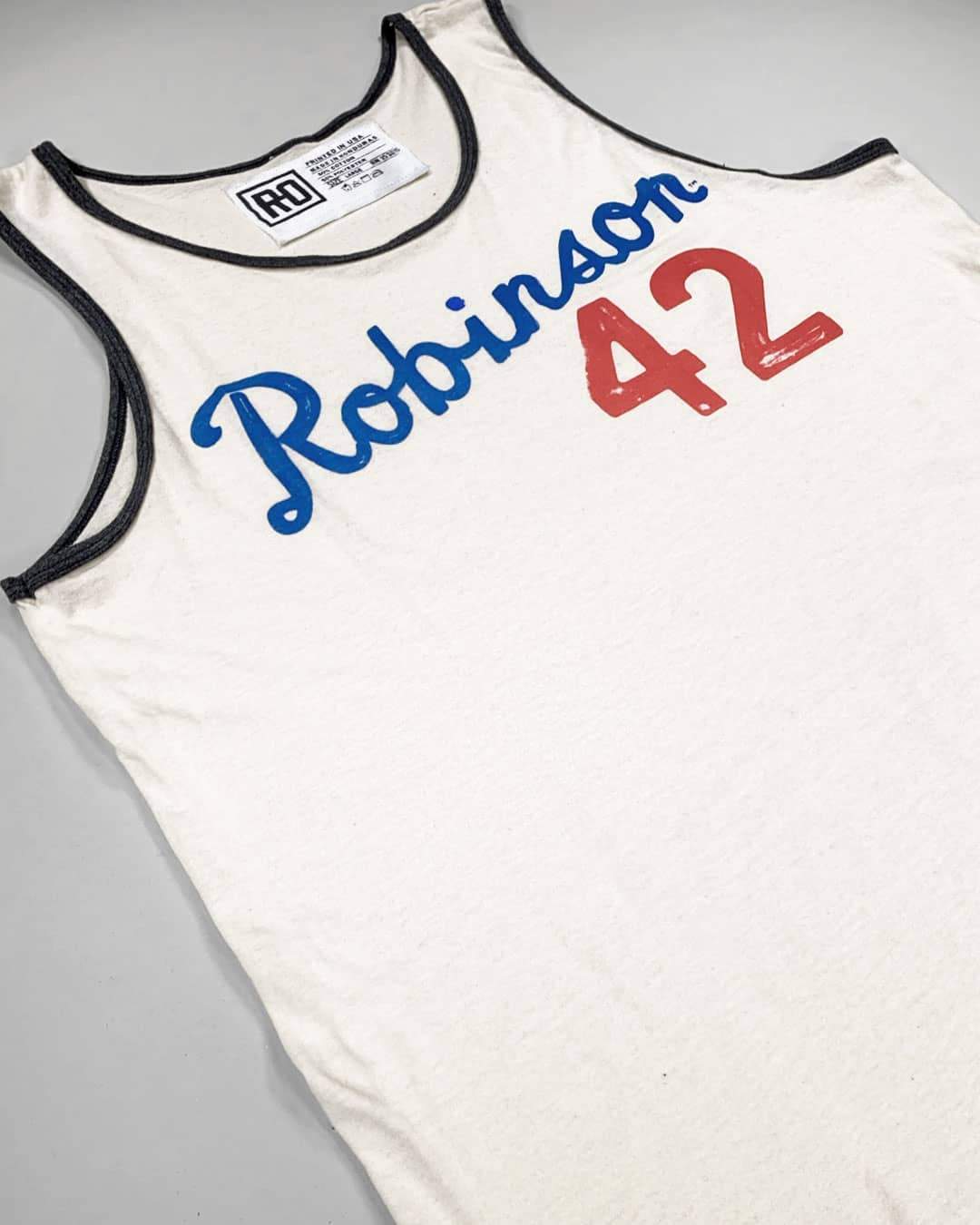 Jackie Robinson 42 Tribute Tank - Roots of Inc dba Roots of Fight