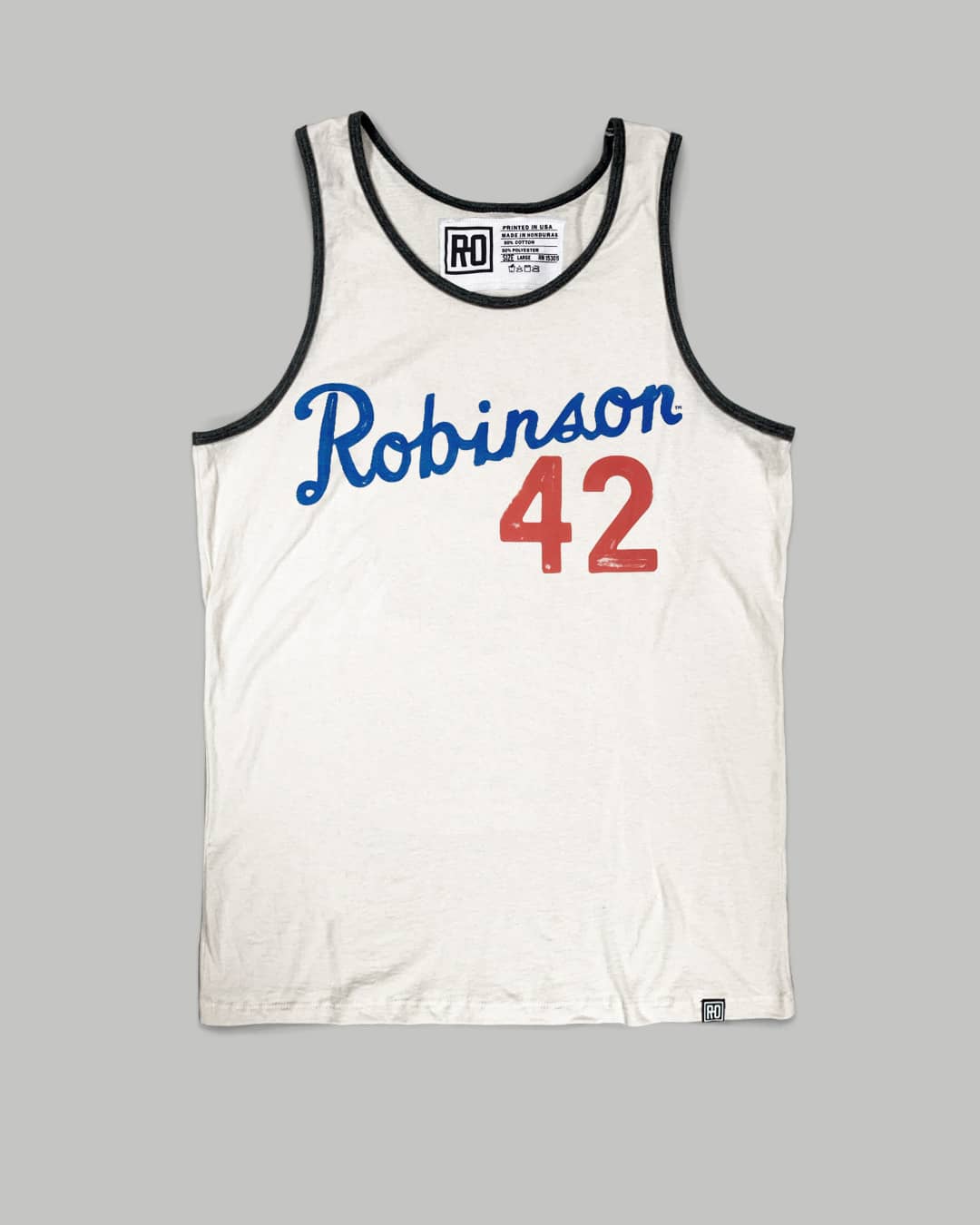 Jackie Robinson 42 Tribute Tank - Roots of Inc dba Roots of Fight