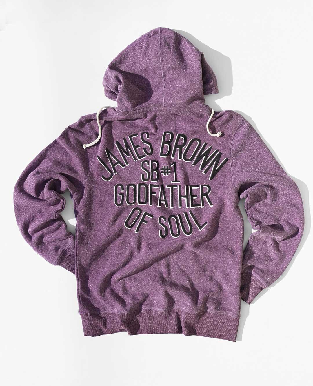 James Brown G.F.O.S Purple Pullover Hoody - Roots of Fight Canada