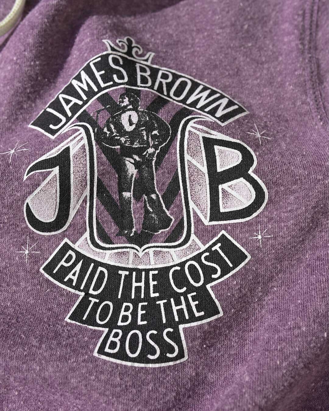 James Brown G.F.O.S Purple Pullover Hoody - Roots of Fight Canada