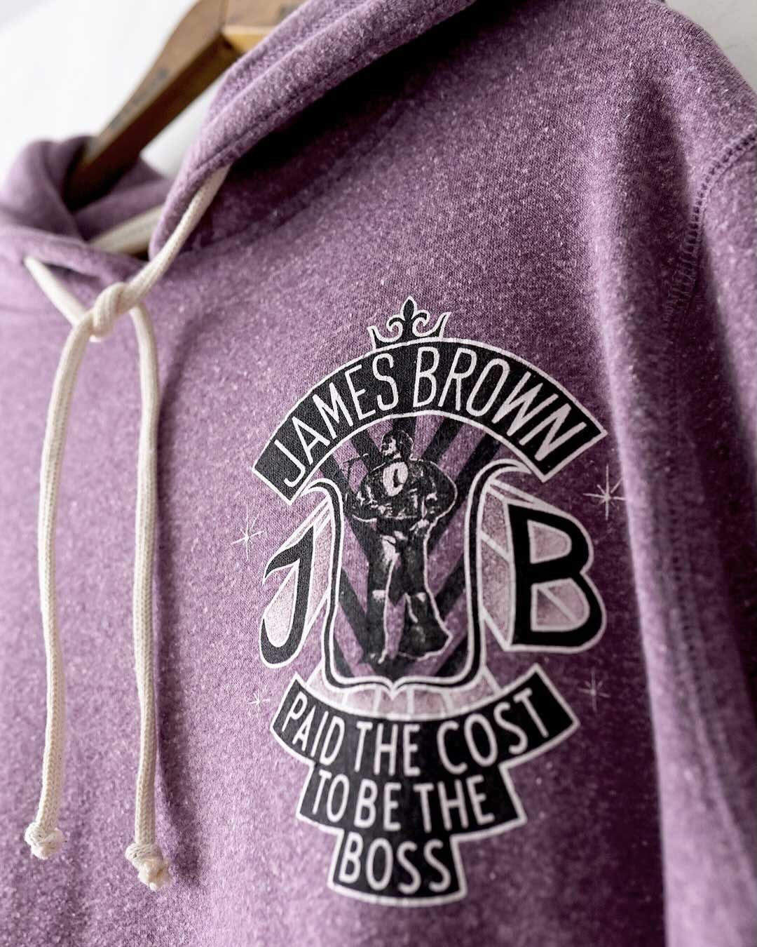 James Brown G.F.O.S Purple Pullover Hoody - Roots of Fight Canada