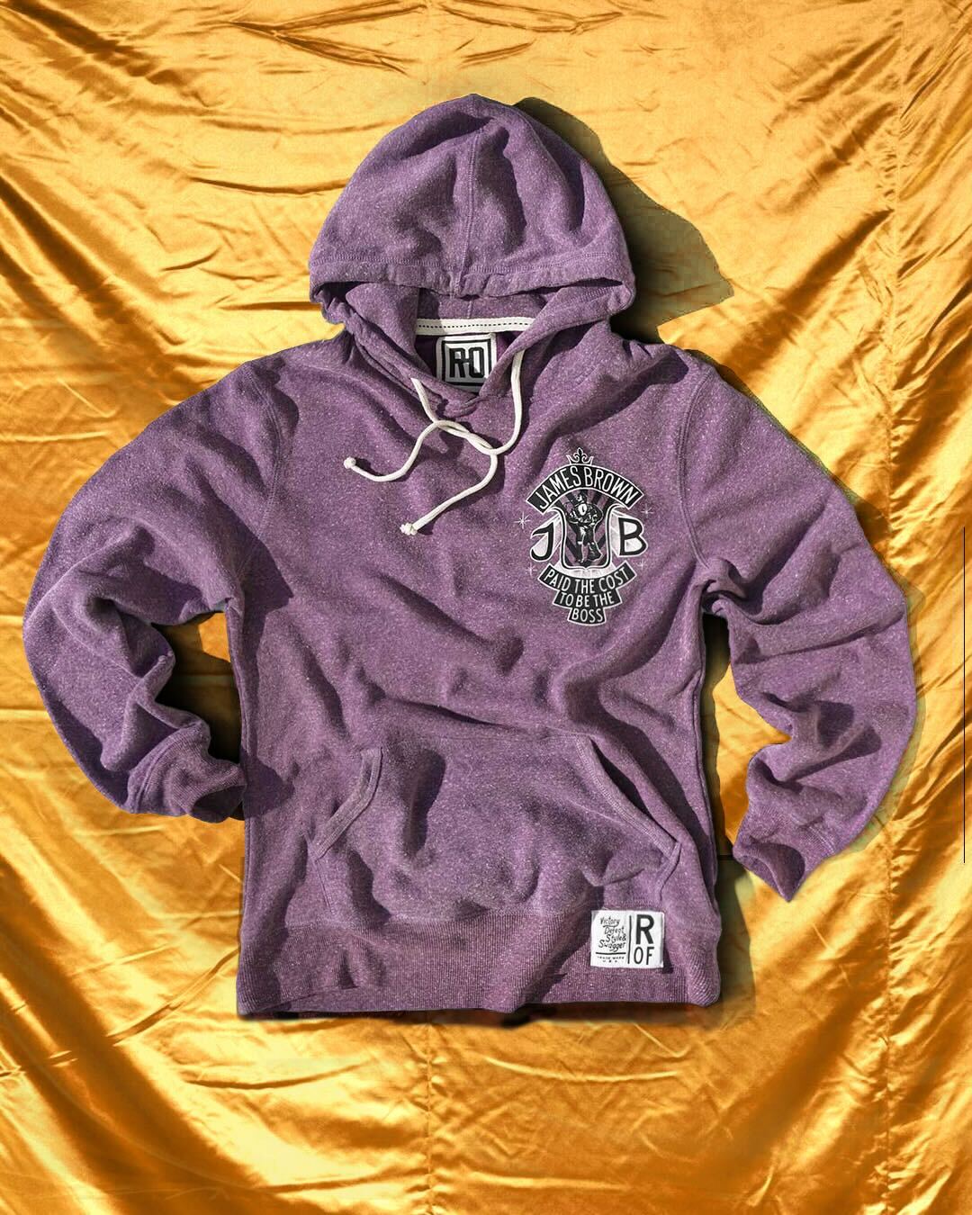 James Brown G.F.O.S Purple Pullover Hoody - Roots of Fight Canada