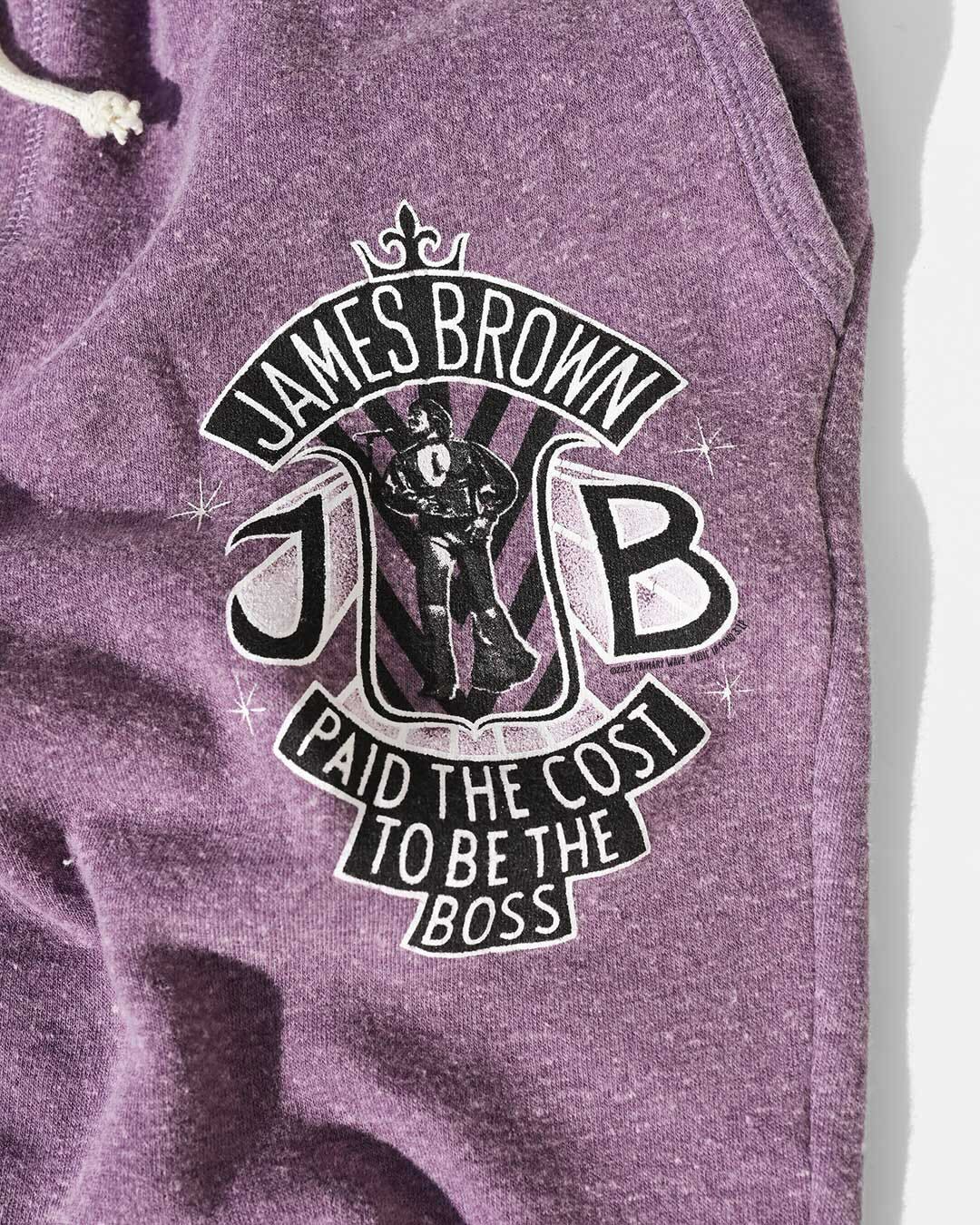James Brown G.F.O.S Purple Sweatpants - Roots of Fight Canada