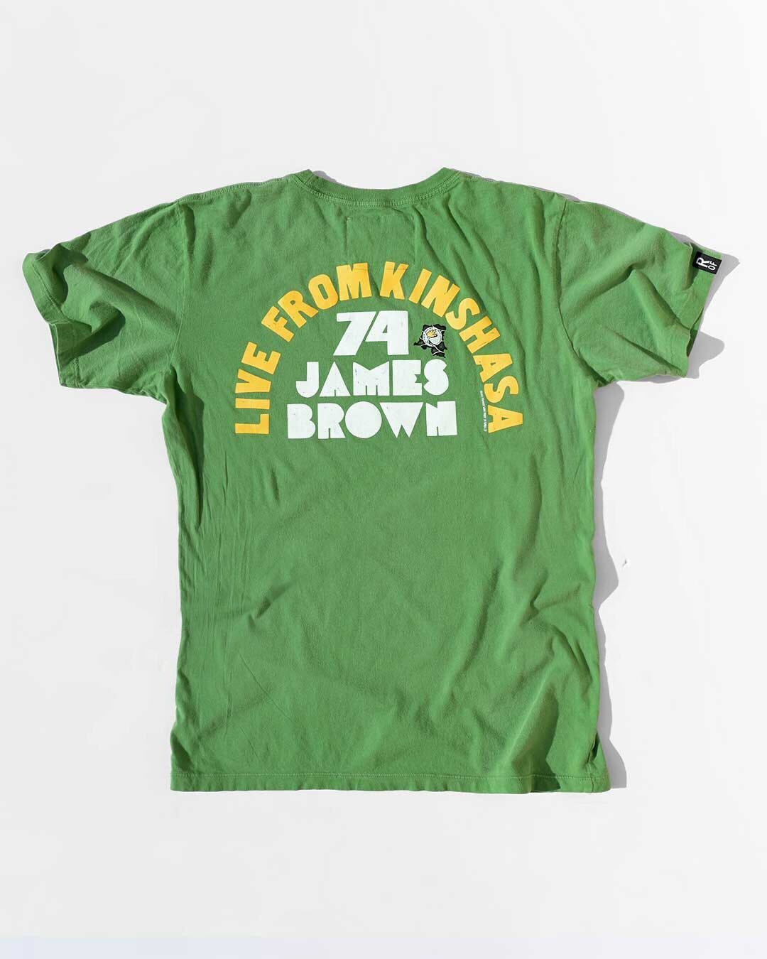 James Brown Zaire Green Tee - Roots of Fight Canada