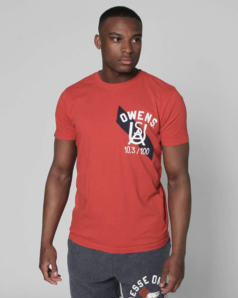 Jesse Owens Ground Breakers Red Tee