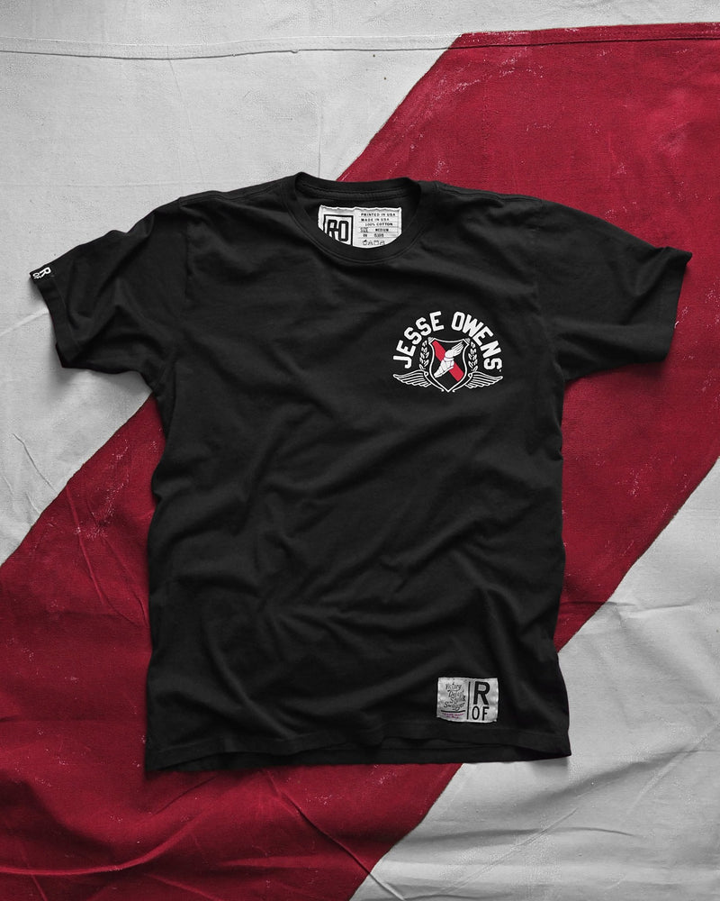 Jesse Owens The Buckeye Bullet Black Tee