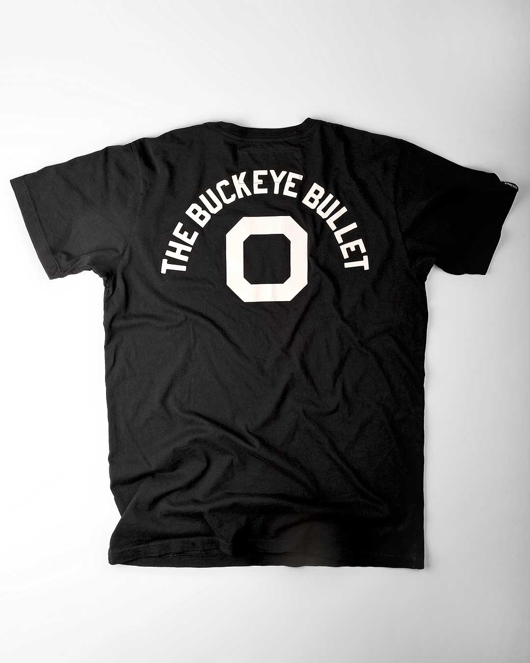 Jesse Owens The Buckeye Bullet Black Tee - Roots of Fight