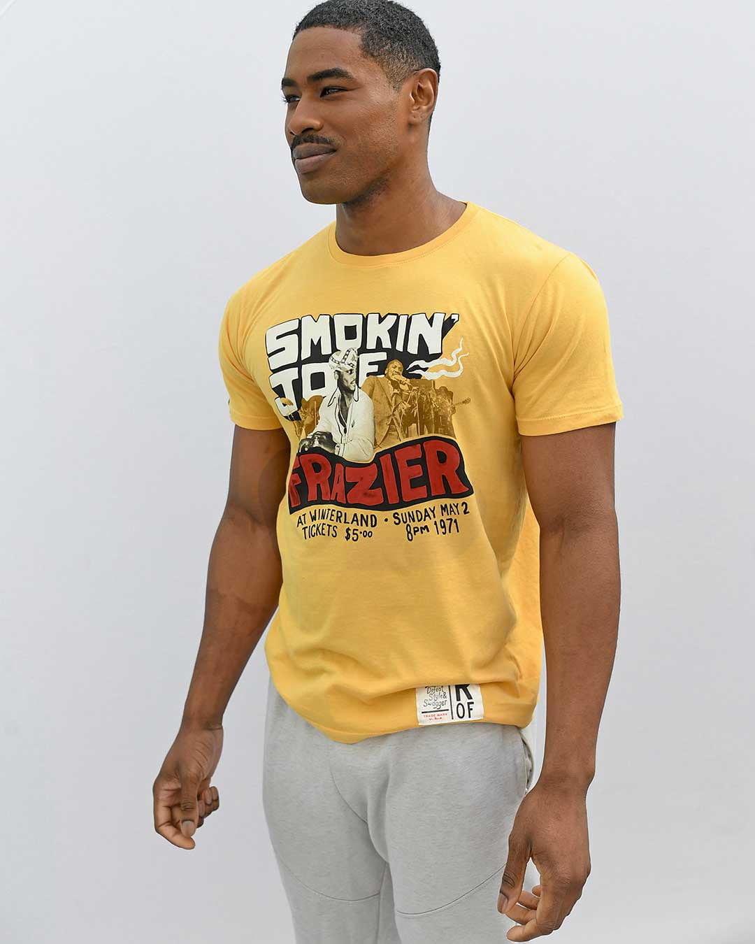 Joe Frazier - Winterland Concert Yellow Tee - Roots of Fight