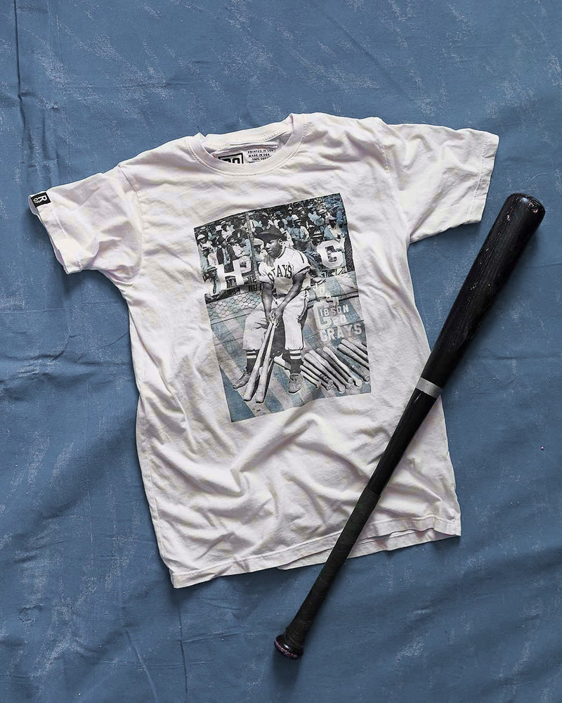 Josh Gibson HG Vintage White Tee
