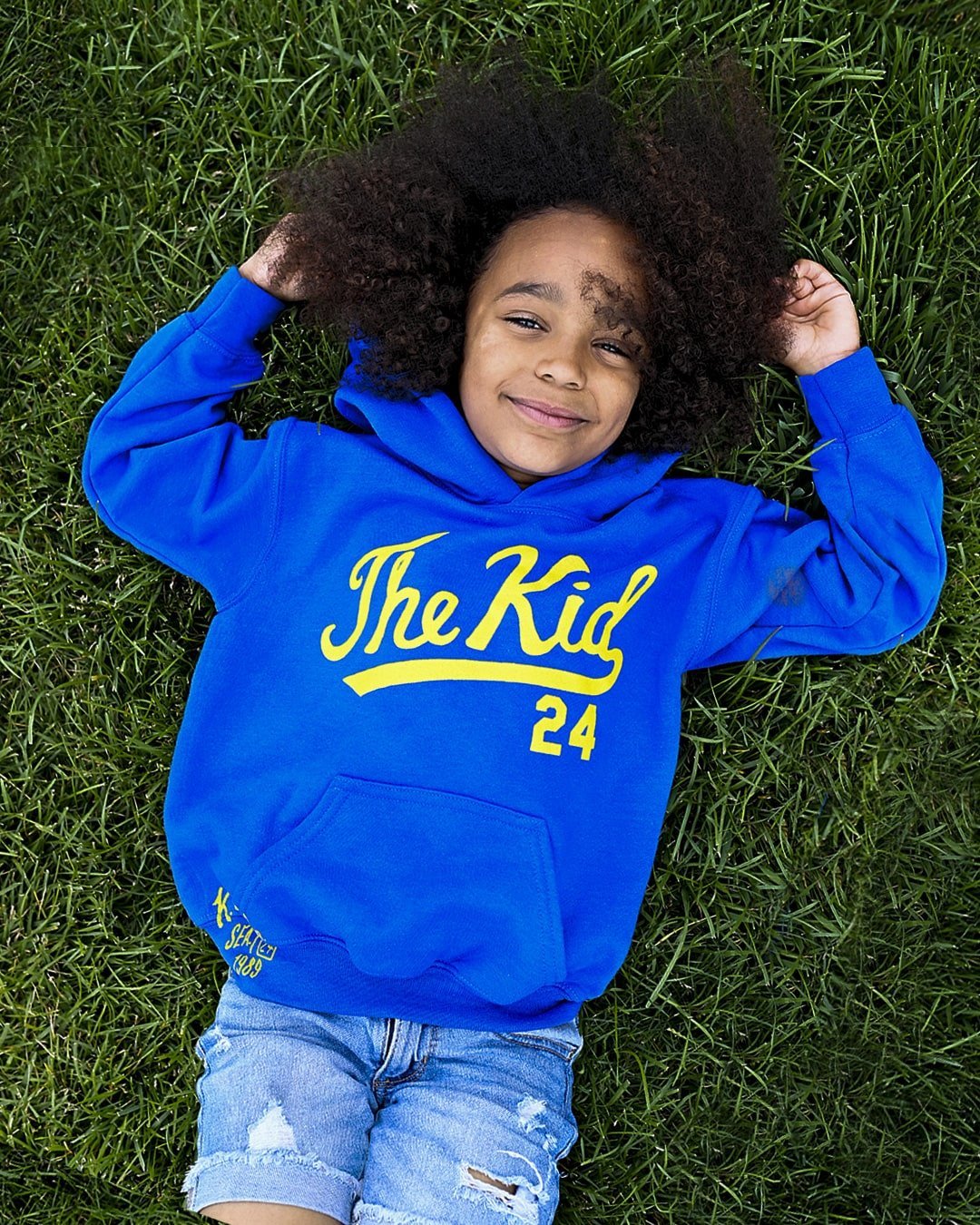 Ken Griffey Jr. &#39;The Kid&#39; Blue Kid&#39;s Hoody - Roots of Fight Canada