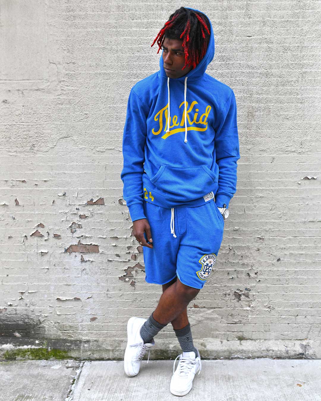 Ken Griffey Jr. 'The Kid' Blue PO Hoody - Roots of Fight