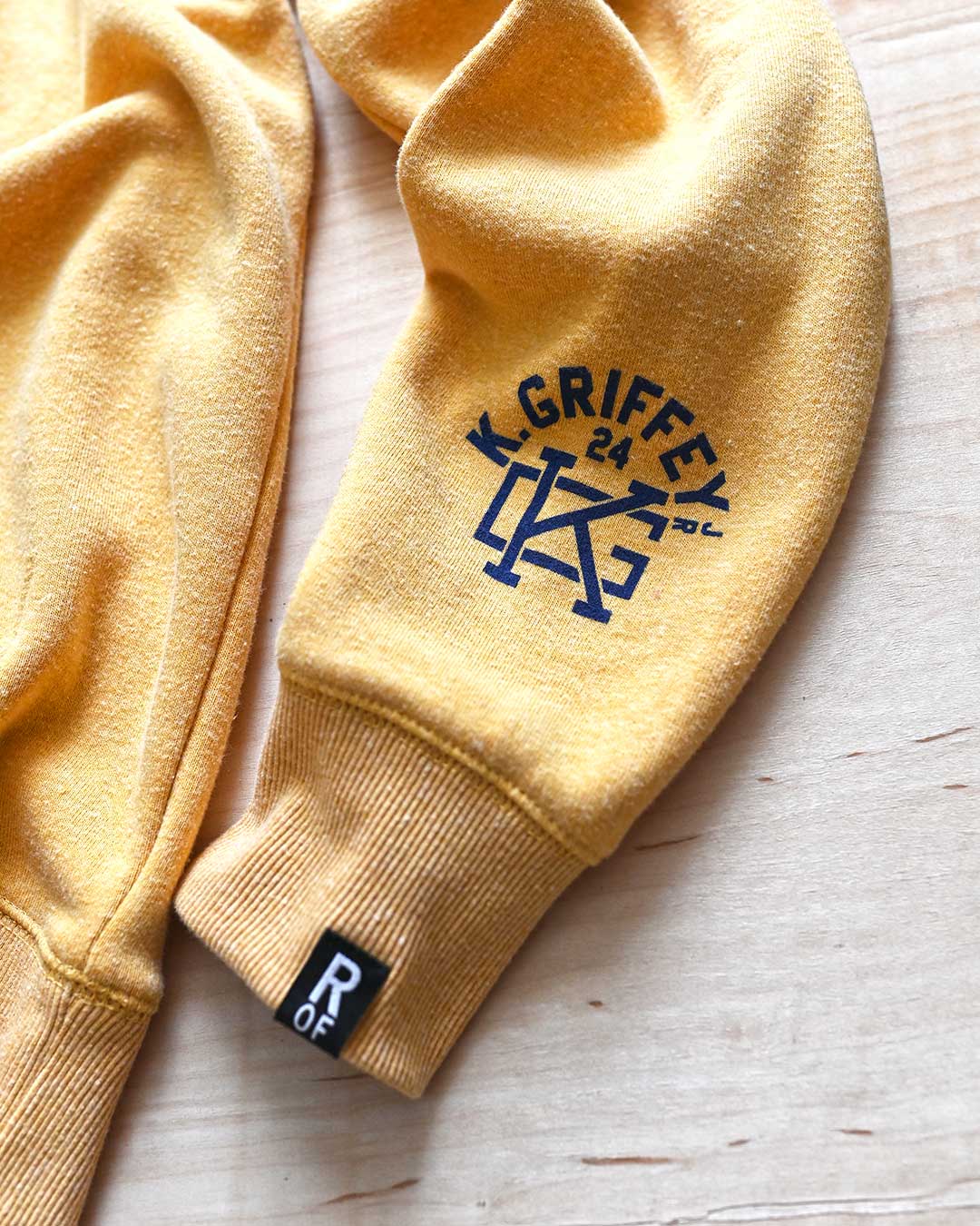 Ken Griffey Jr. &#39;The Kid&#39; Yellow PO Hoody - Roots of Fight Canada