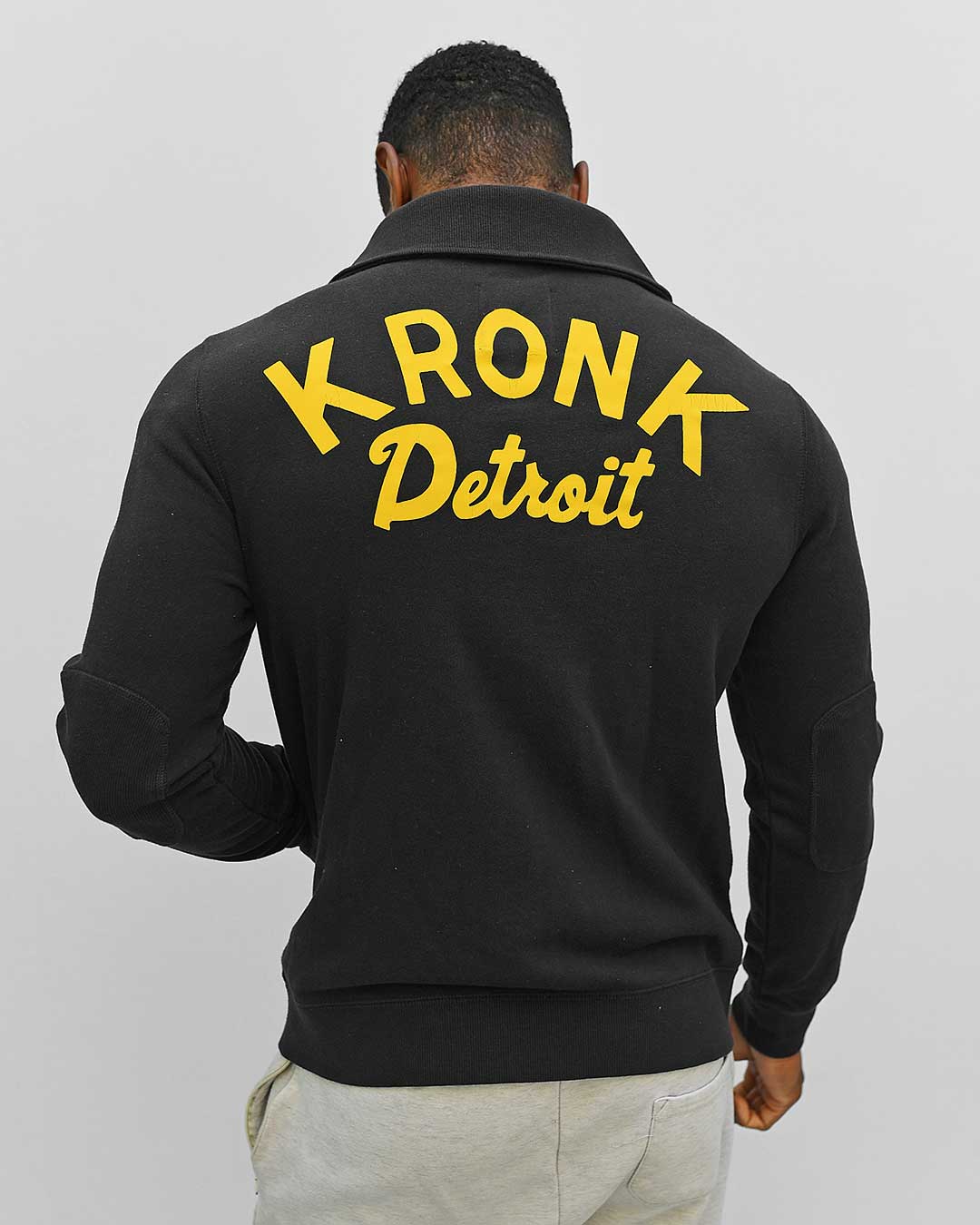 Kronk Boxing Black Cardigan - Roots of Fight