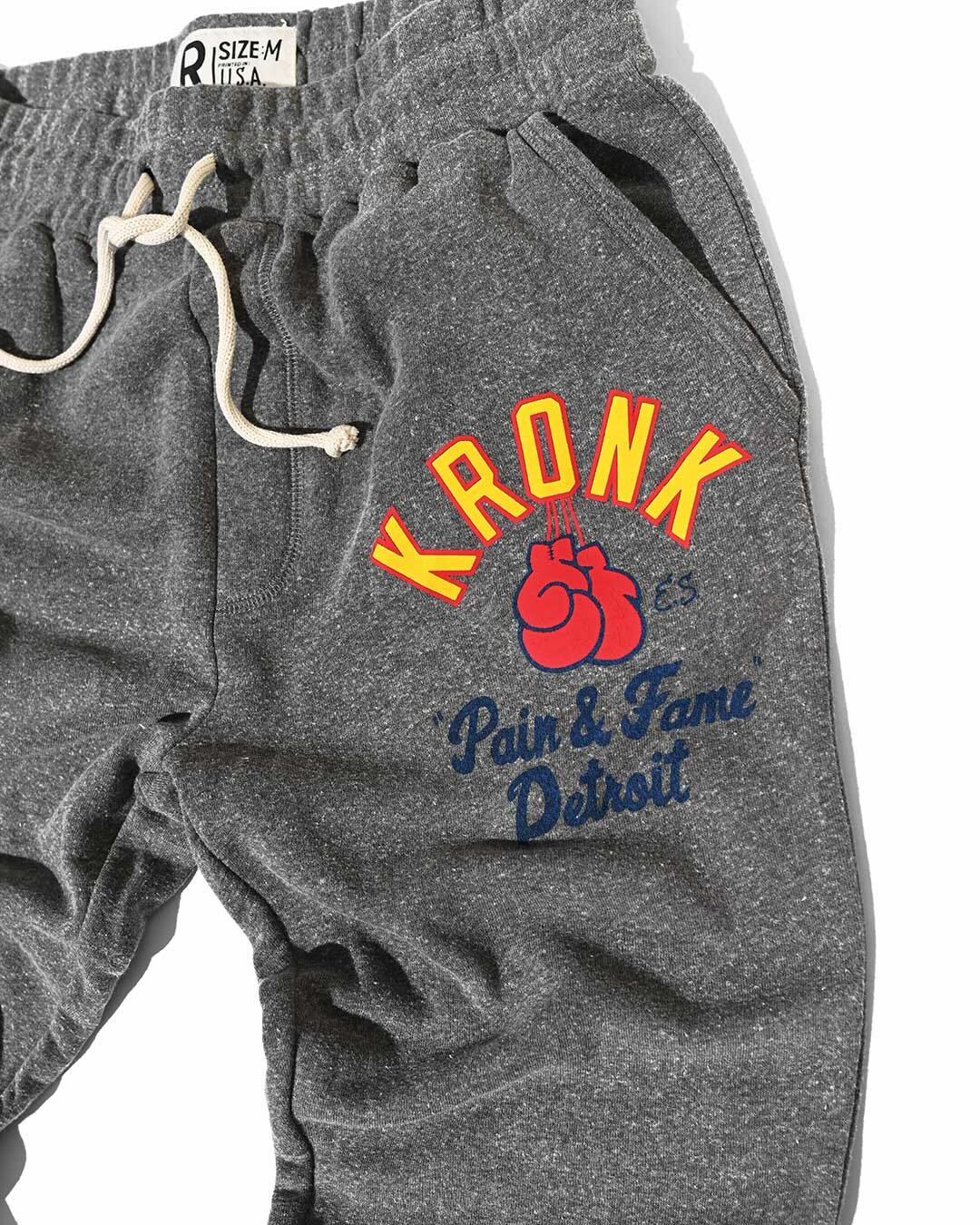 Kronk Gym Classic Grey Sweatpants - Roots of Fight