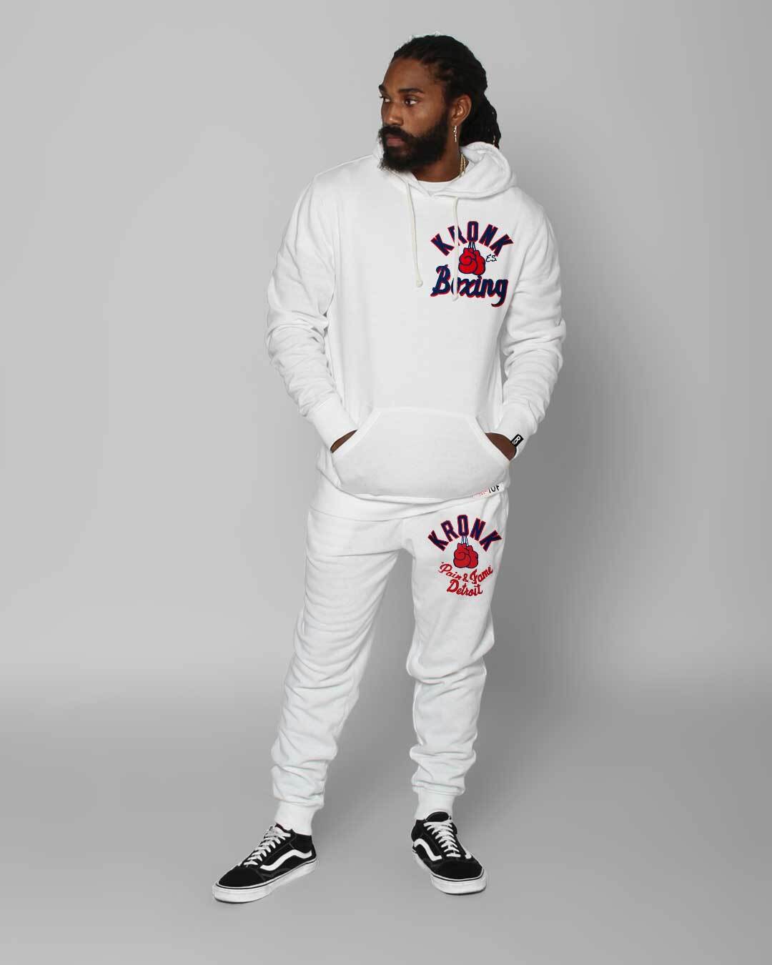 Kronk &#39;Pain &amp; Fame&#39; Ivory PO Hoody - Roots of Fight Canada