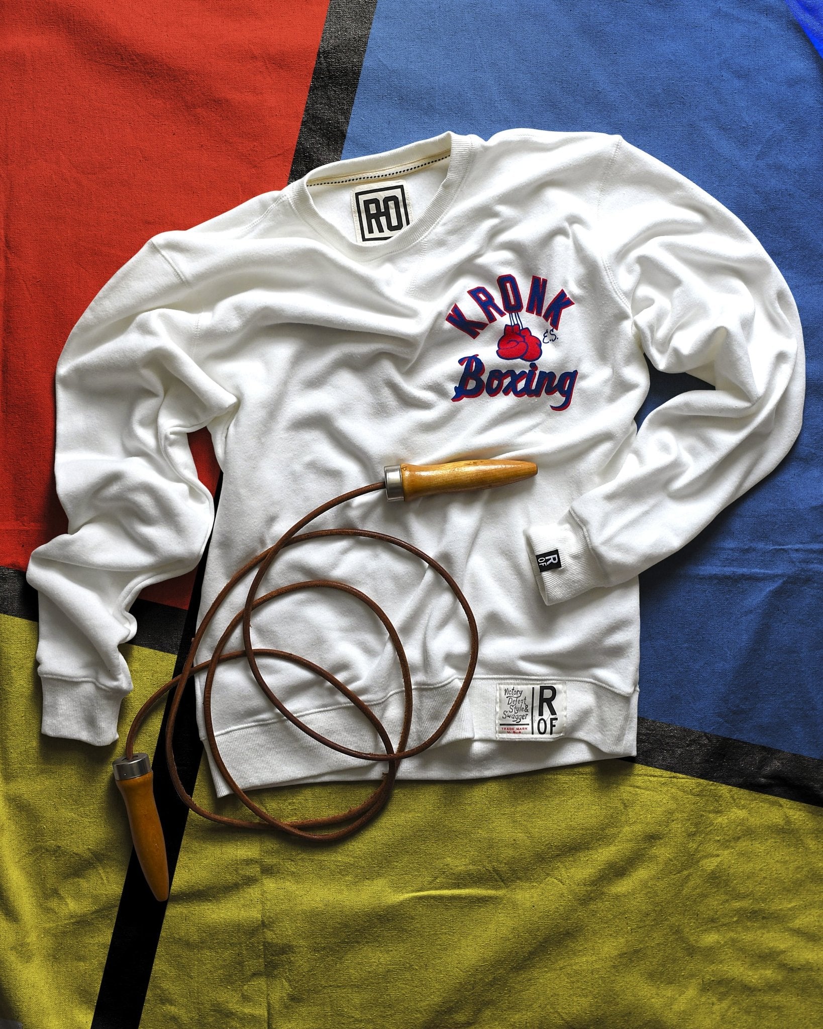 Kronk 'Pain & Fame' Ivory Sweatshirt - Roots of Fight