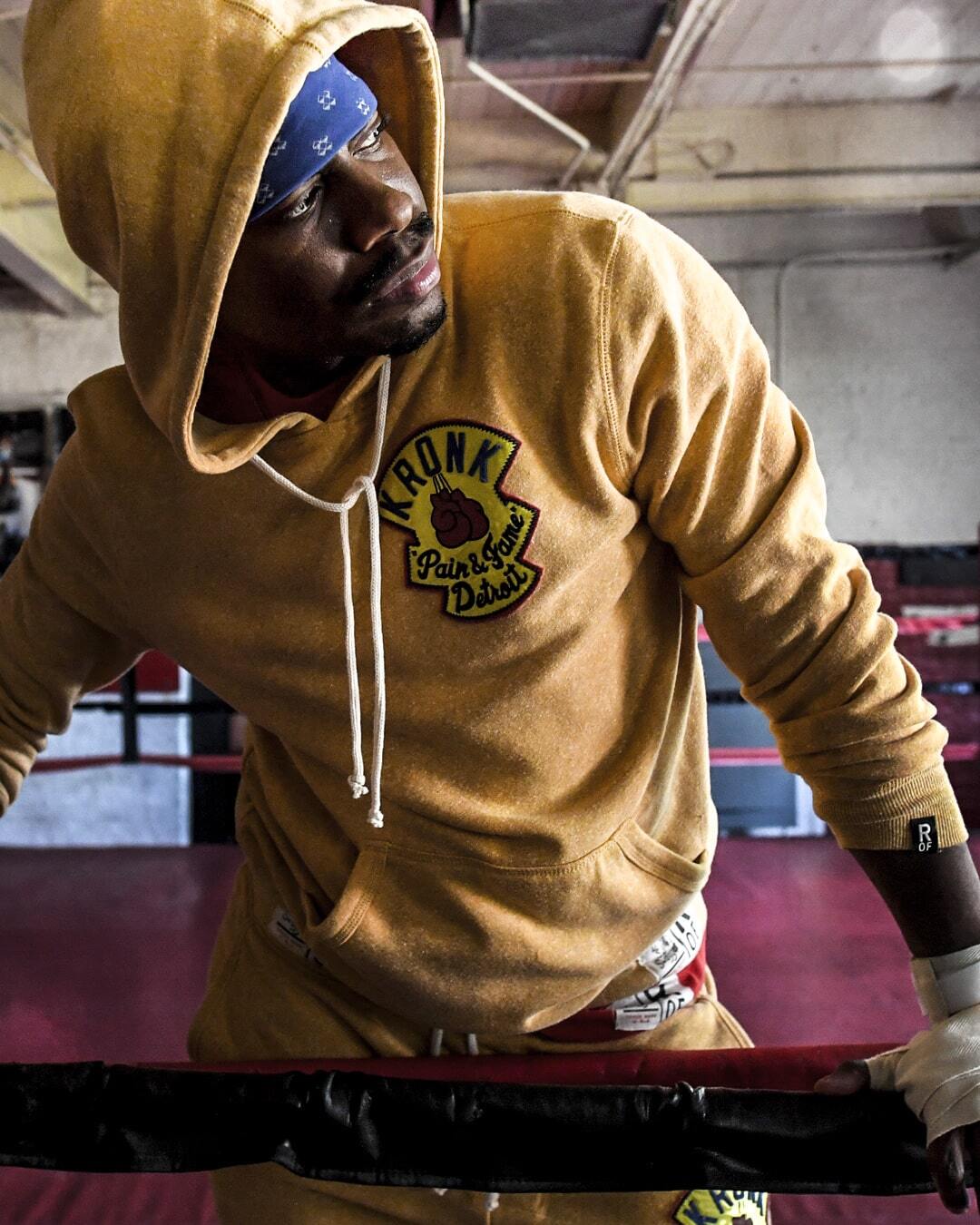 Kronk 'Pain & Fame' Yellow PO Hoody - Roots of Fight