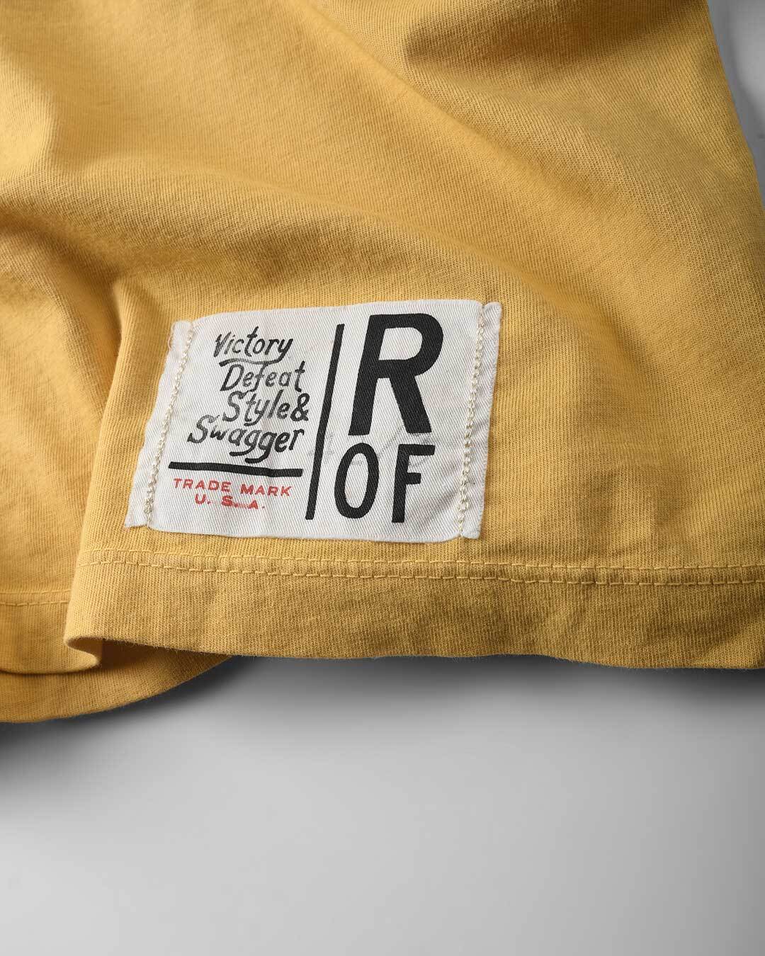 Kronk &#39;Pain &amp; Fame&#39; Yellow Tee - Roots of Fight