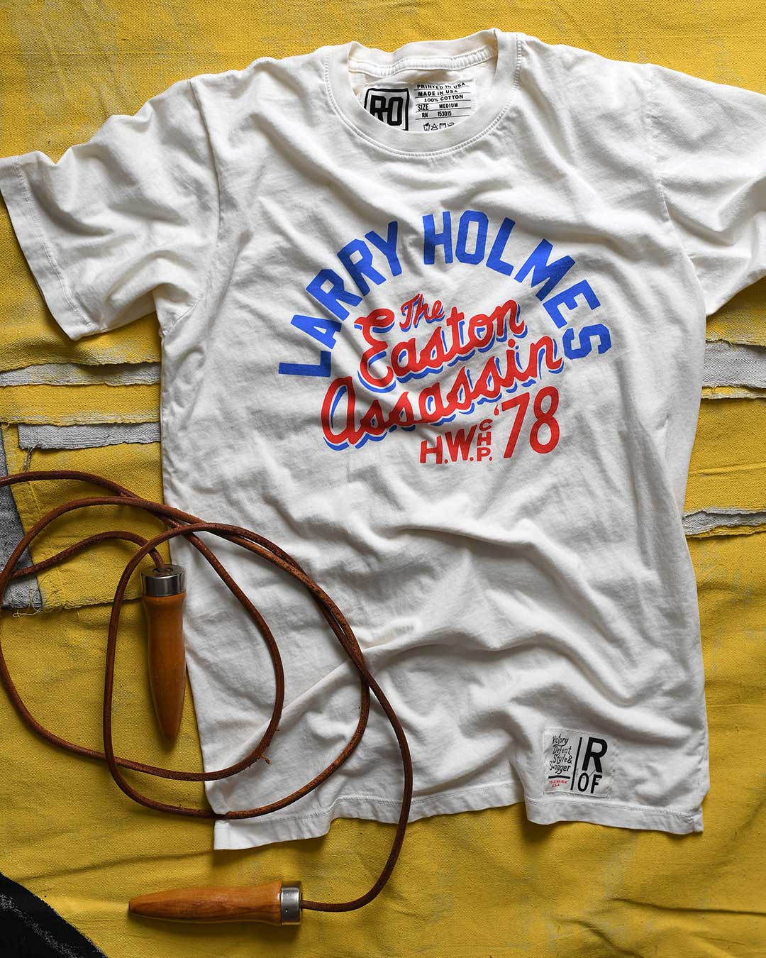 Larry Holmes The Easton Assassin White Tee - Roots of Fight