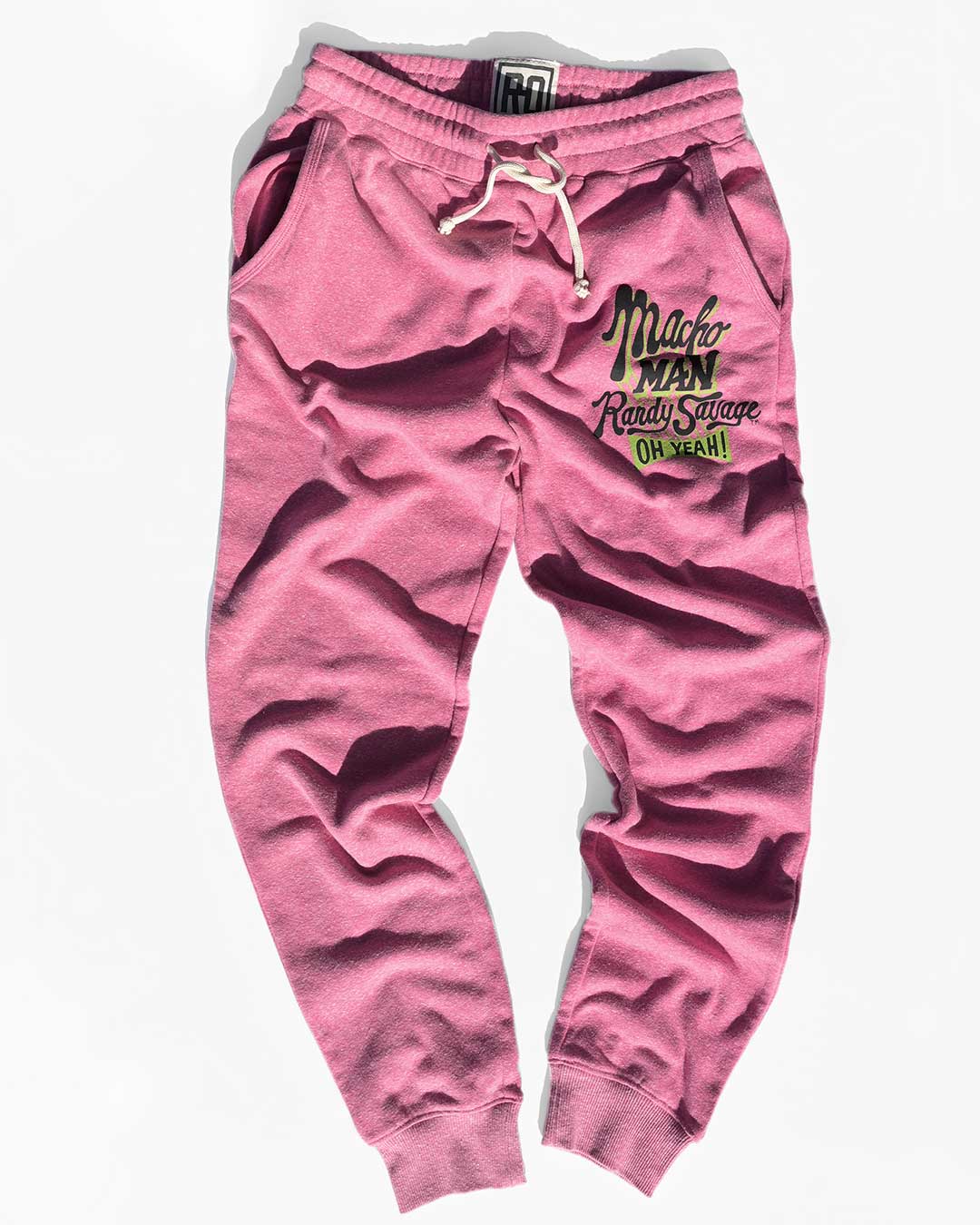 Macho Man Randy Savage Pink Sweatpants - Roots of Fight Canada
