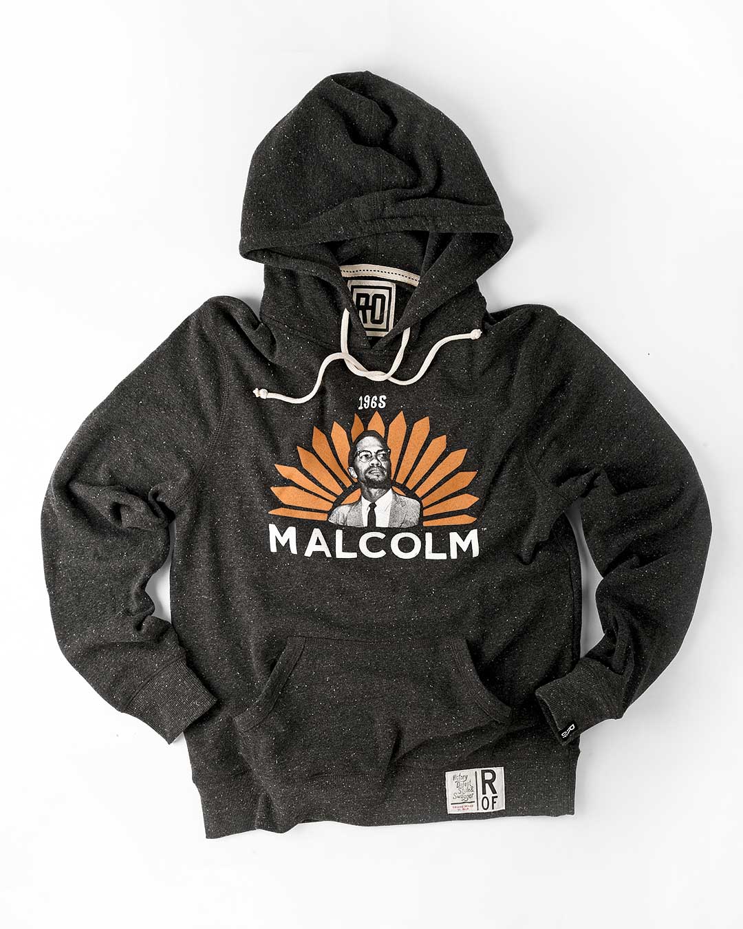 Malcolm X 1965 Black PO Hoody - Roots of Fight