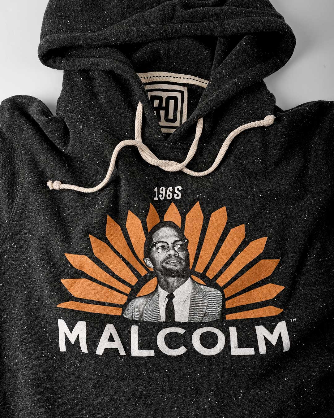 Malcolm X 1965 Black PO Hoody - Roots of Fight