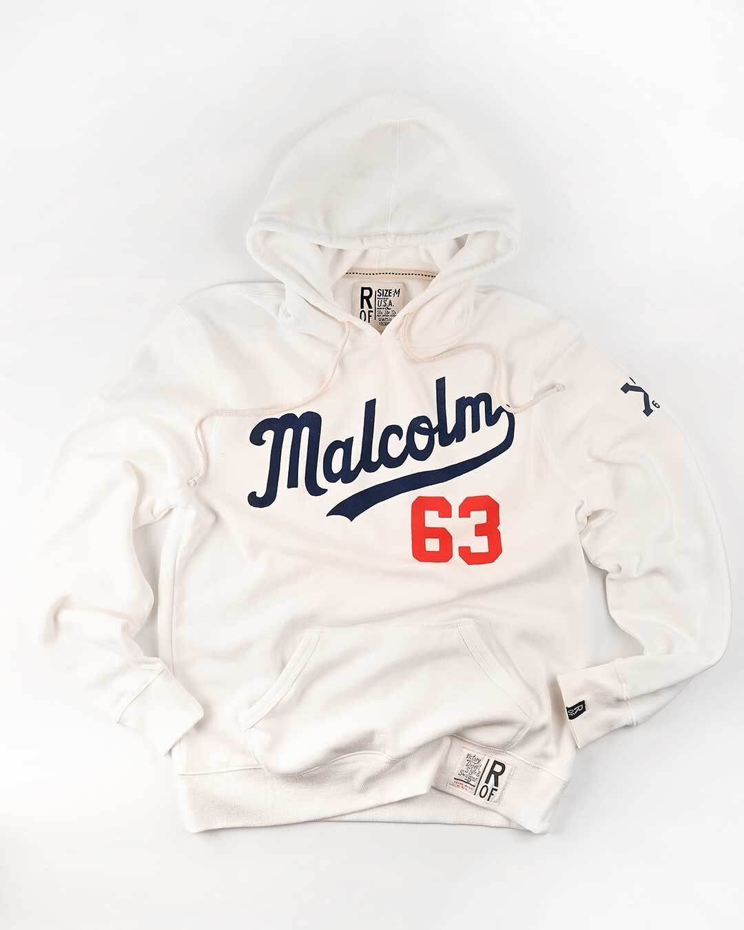 Malcolm X &#39;63 Ivory Hoody - Roots of Fight Canada