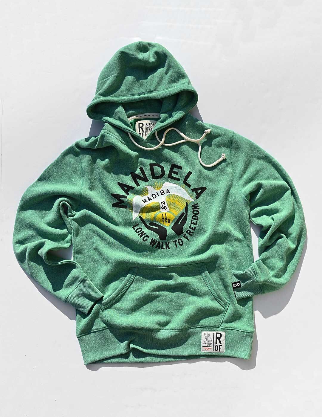 Mandela &#39;Long Walk to Freedom&#39; Green PO Hoody - Roots of Fight Canada