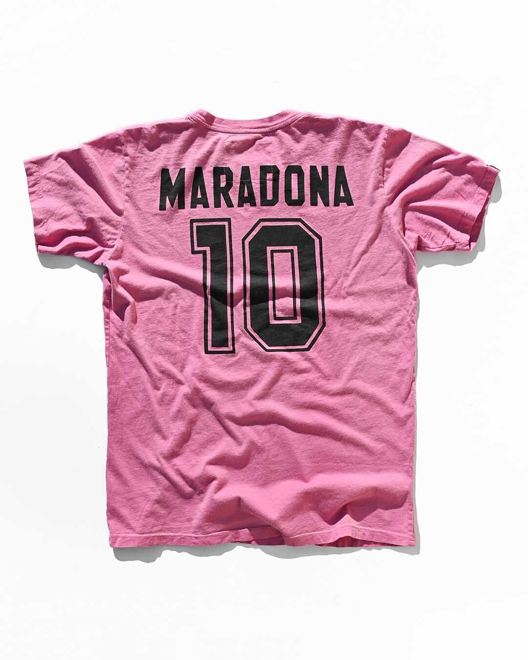 Maradona #10 Pink Tee - Roots of Fight Canada