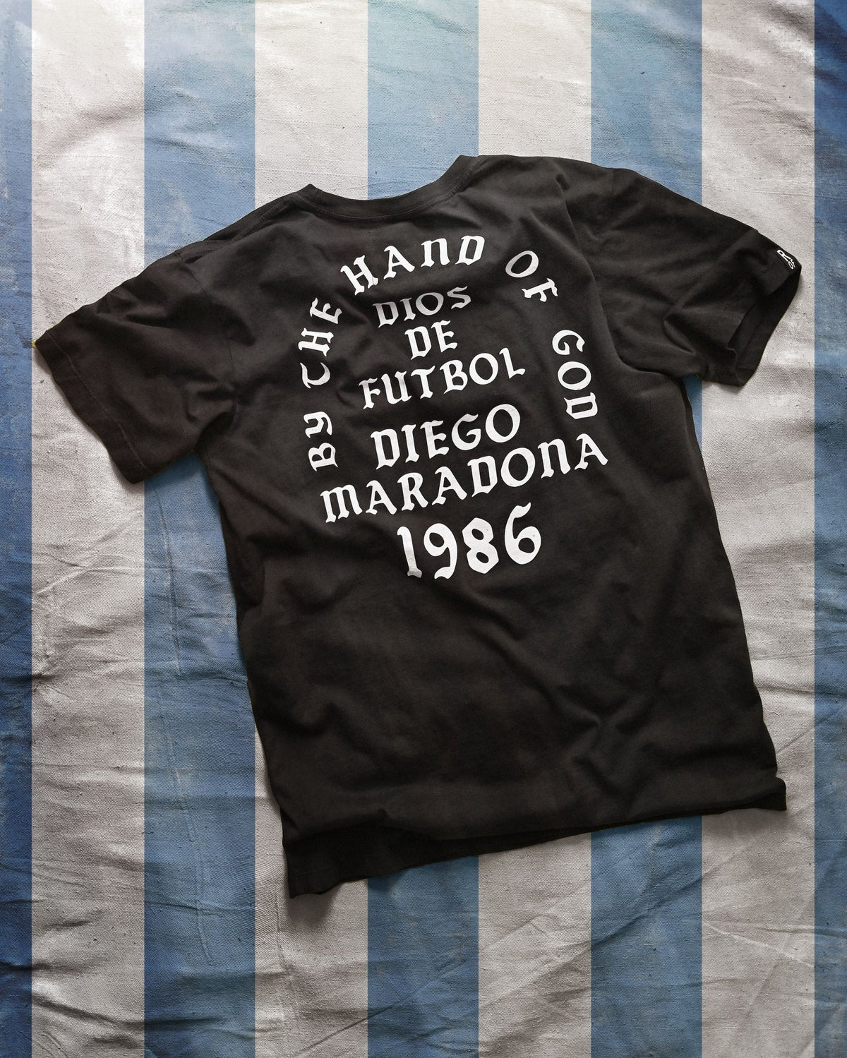 Maradona Hand of God Black Tee - Roots of Fight Canada