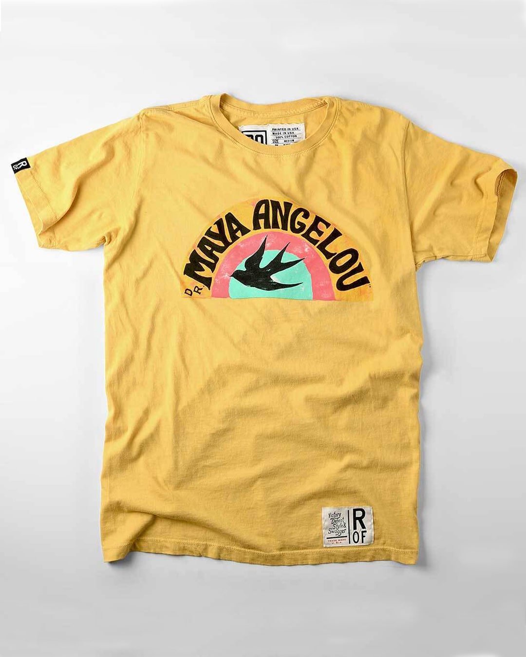 Maya Angelou And Still I Rise Yellow Tee - Roots of Fight