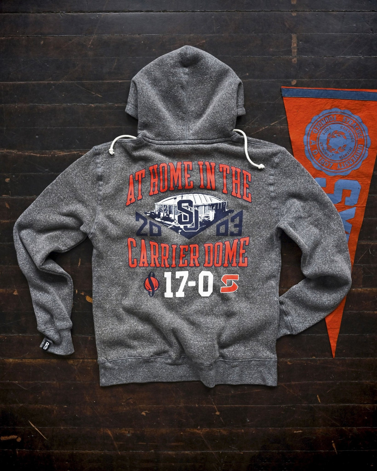 Melo Syracuse Basketball Grey PO Hoody - Roots of Fight