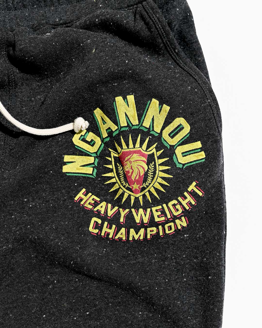 Ngannou HWC Black Sweatpants - Roots of Fight Canada