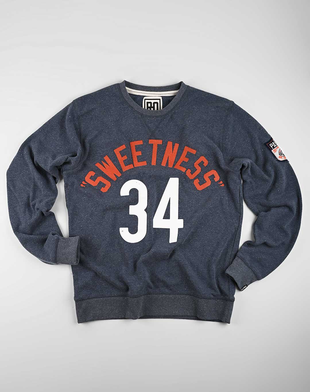 Payton Sweetness #34 Navy Sweatshirt - Roots of Fight Canada