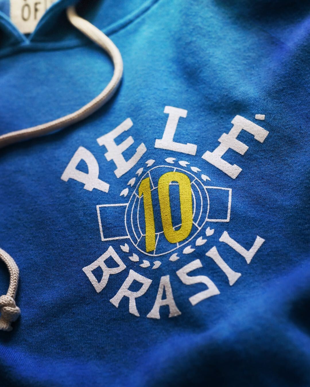 Pelé 1958 Brasil Blue PO Hoody - Roots of Fight Canada