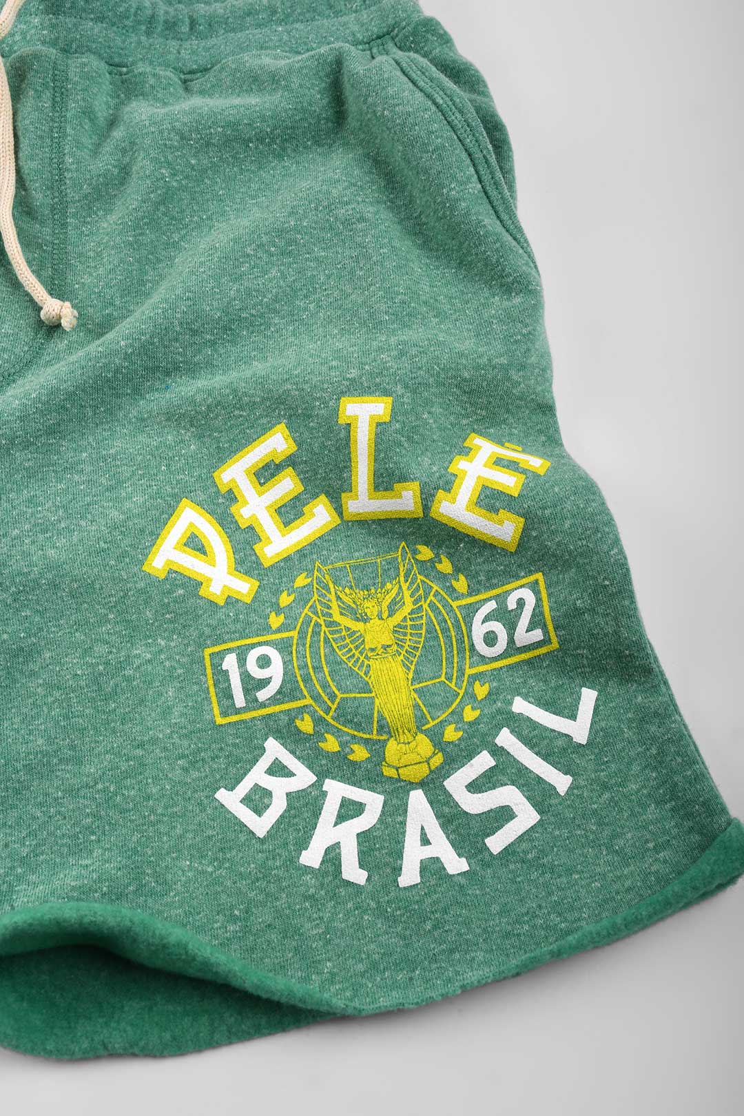 Pelé 1962 Brasil Green Shorts - Roots of Fight
