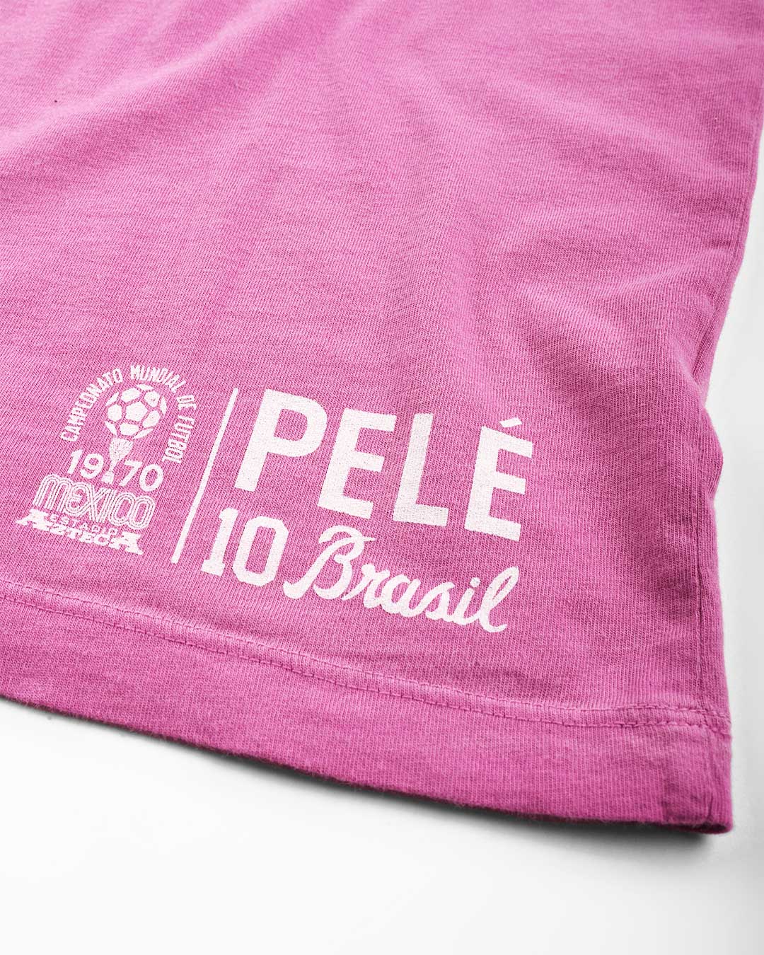 Pelé 1970 Pink Tee - Roots of Fight