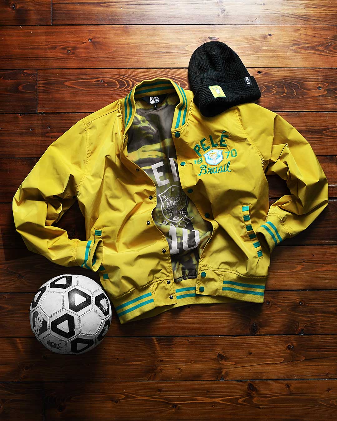 Pelé Brasil # 10 Stadium Jacket Bundle - Roots of Fight