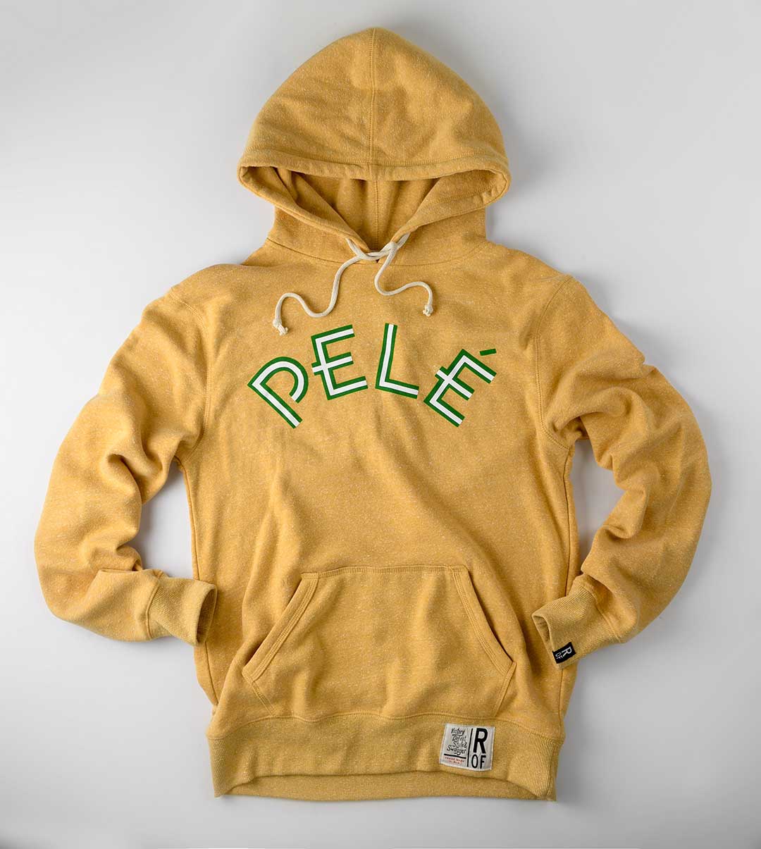 Pelé Brasil #10 Yellow Pullover Hoody - Roots of Fight