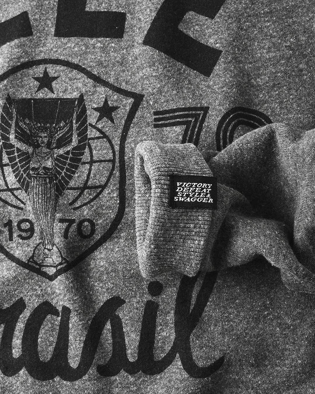 Pelé Brasil Grey Sweatshirt - Roots of Fight