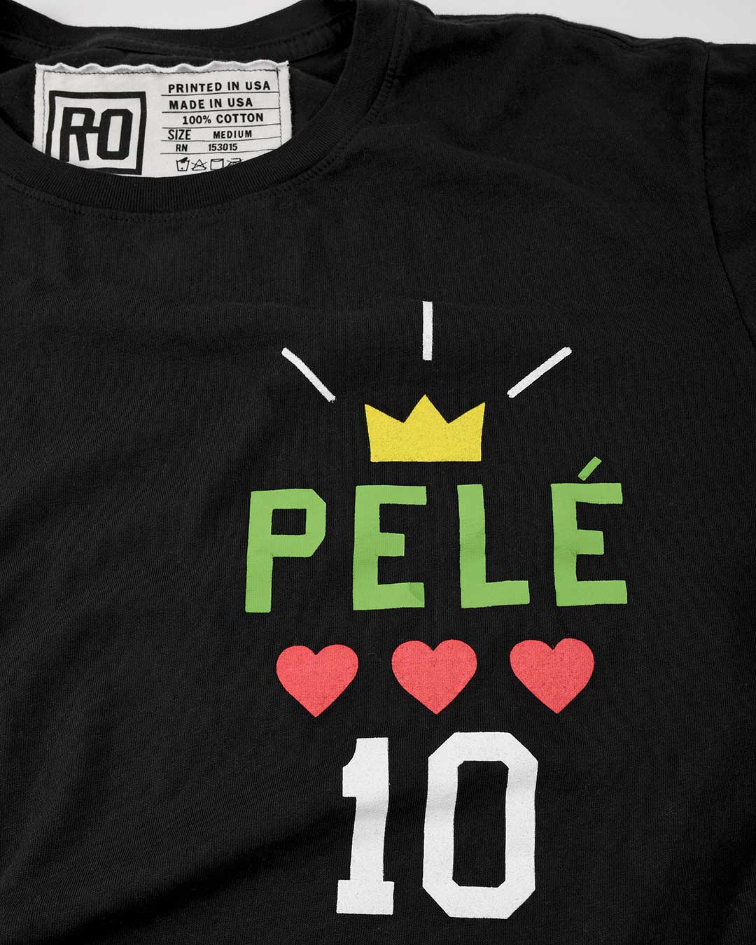 Pelé Tribute - Black Tee - Roots of Fight Canada