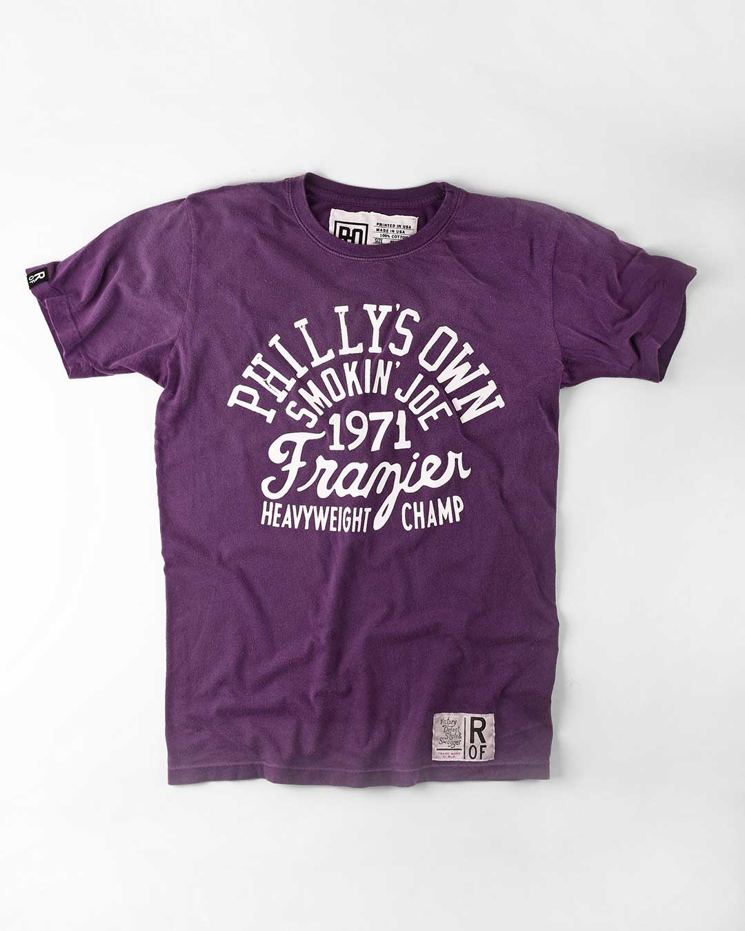 Philly&#39;s Own Smokin&#39; Joe Purple Tee - Roots of Fight