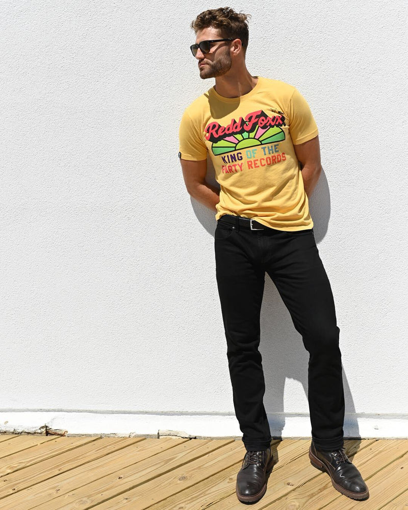 Redd Foxx 'King of the Party' Yellow Tee