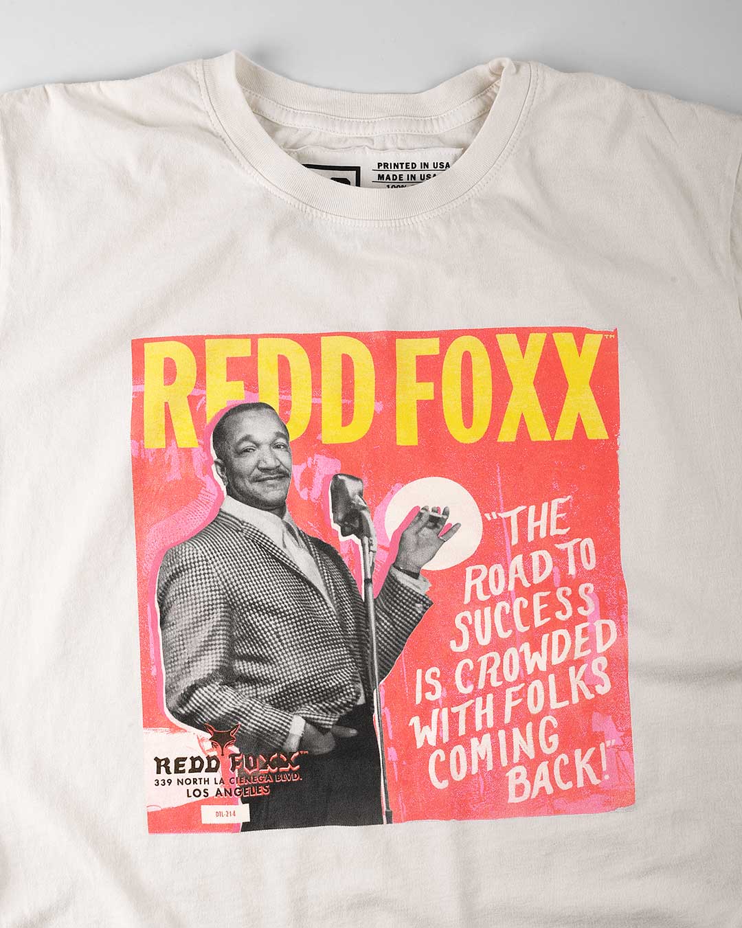 Redd Foxx Road to Success Vintage White Tee - Roots of Fight