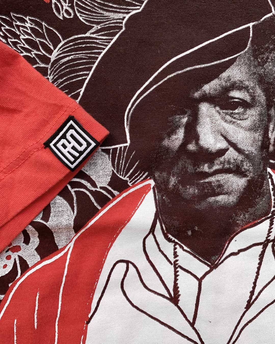 Redd Foxx Vintage Red Cover Photo Tee - Roots of Inc dba Roots of Fight