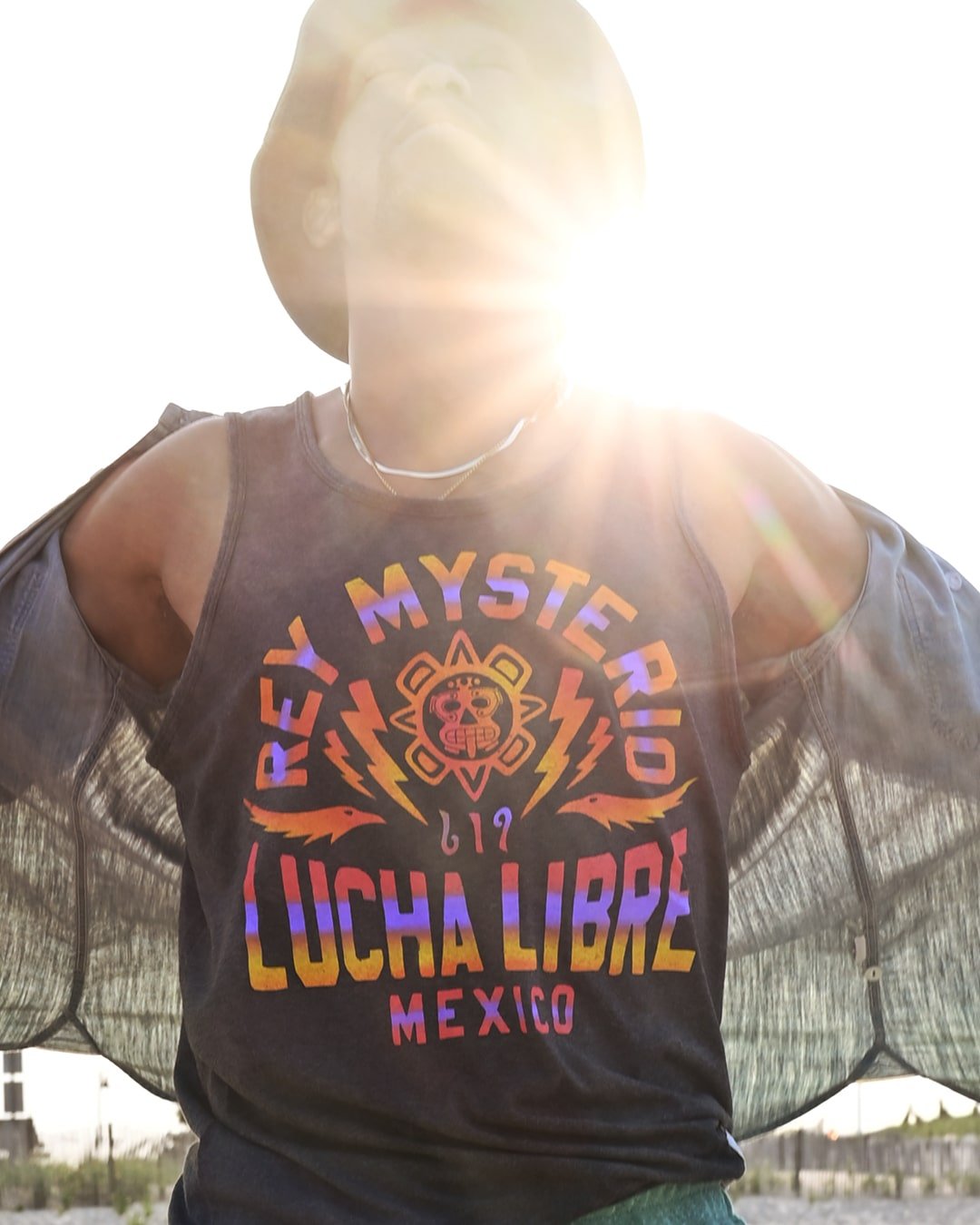 Rey Mysterio Lucha Libre Black Tank - Roots of Fight