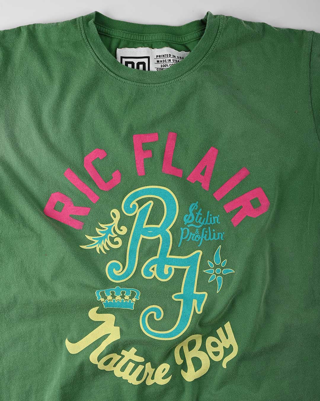 Ric Flair Nature Boy Green Tee - Roots of Fight