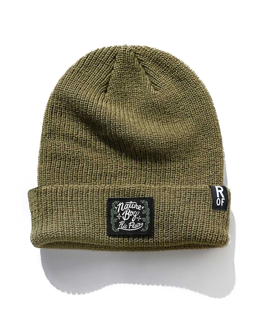 Ric Flair Nature Boy Olive Beanie - Roots of Fight